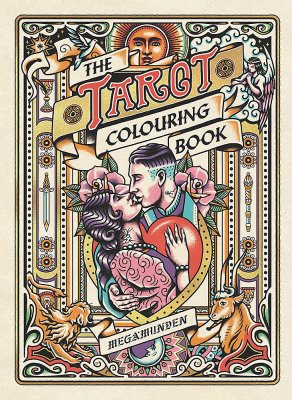 Tarot Colouring Book: A Personal Growth Colouring Journey,målarbok,målarböcker,målatarot,moderjord